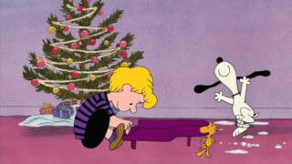 Snoopy Getting Snow on Lucy