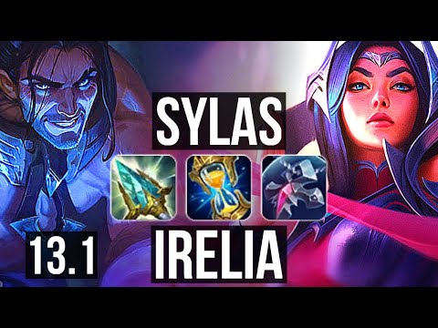 SYLAS vs IRELIA (MID) | 8/1/9, Rank 7 Sylas, Dominating | EUW Challenger | 13.1