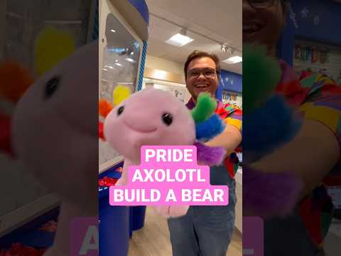 Build A Bear Rainbow Axolotl