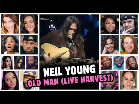 Neil Young - Old Man (live) Reaction Compilation