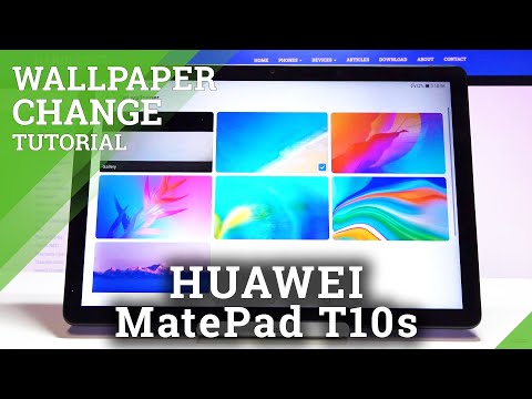 How to Change Wallpaper in HUAWEI MatePad T10s – Desktop Update