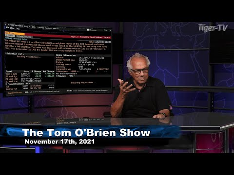 November 17th, Tom O'Brien Show on TFNN - 2021