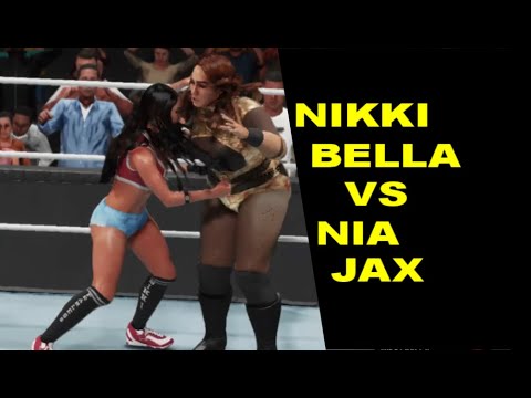 WWE 2K19 Nikki Bella vs Nia Jax - No Holds Barred