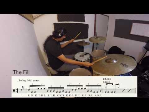 Drum Lesson - Fill de la muerte #17 -  A la Hardy Fischoetter