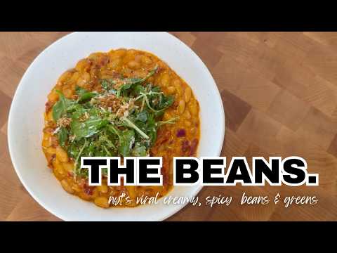 do the viral MARRY ME BEANS live up to the hype? | creamy, spicy tomato beans & greens + crusty buns