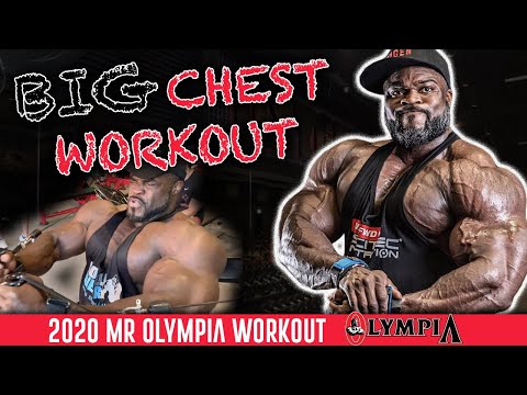 Brandon Curry BIG Chest Workout in Oxygen Gym Kuwait | 2020 Mr Olympia Prep