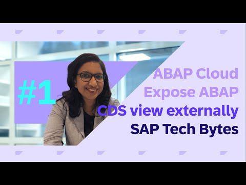 01 - ABAP Cloud - Expose ABAP CDS view using Communication Arrangement