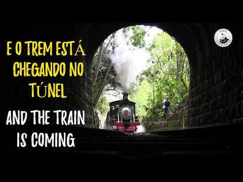🇧🇷 Trem da EFSC no túnel / EFSC train in the tunnel - Apiúna/SC - 2022 - (Brasil)