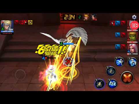 Shadowland Solo T2 Angel vs. Wiccan Boss Rumble Floor 23 Marvel Future Fight