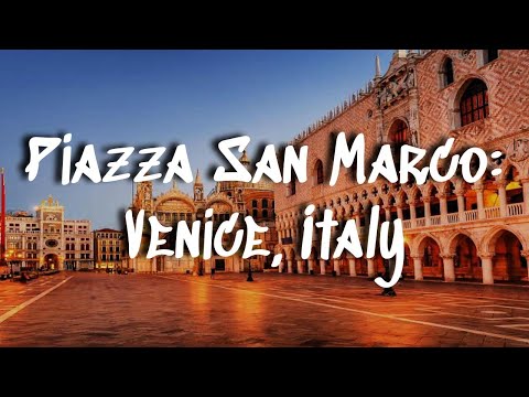 Praça de São Marcos em Veneza || Campanile Vista da Cidade || Veneza, Itália Tour
