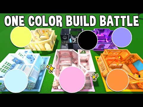MEGA One Color Bedroom Build-Off CHALLENGE!