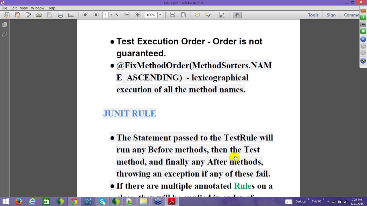 Junit Advanced