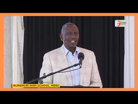 Ruto: We've allocated Ksh.7 billion for the construction of Nithi Bridge; contractor already on site