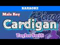 Cardigan by Taylor Swift (Karaoke : Male Key)
