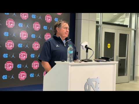 UNC Head Coach Bill Belichick Postgame Press Conference Following Loss to Duke