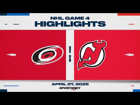 NHL Game 4 Highlights | Hurricanes vs. Devils - April 27, 2025