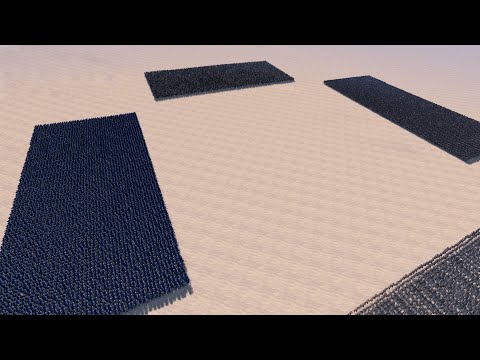 Four Armies Epic Battle - Heavy Knights, Orcs, Footmen and Wildmen | UEBS