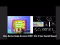 More Barney Songs Screener VHS Next For A Very Special Mouse