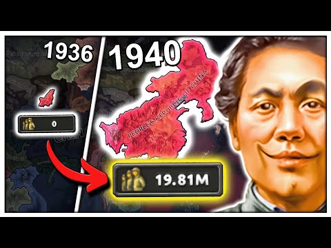 Fastest Civil War Victory Ever in HOI4 As MAO!?
