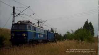 preview picture of video '[PKP CARGO] ET22 - 883 z Hais-ami oraz Flls-ami opuszcza stację Staszów'