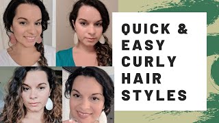 Quick & Easy Curly Hairstyles for Bad Hair Days | Curly Girl Method