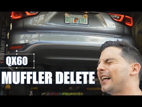 INFINITI QX60 Muffler delete **SUPRISING**