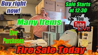 Live Fire Sale! Kitchen, home Decor, Jeans, Toys, lanterns, Lawn & Garden, Crafts and more!