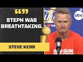 Steve Kerr After Game 2 Win: 'Steph Is Breathtaking' I 2022 NBA Finals
