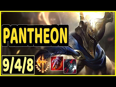 PANTHEON VS OLAF - 9/4/8 KDA JUNGLE GAMEPLAY CHALLENGER I