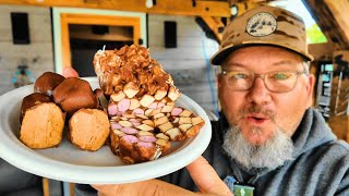 Newfoundland Treats - Peanut Butter Balls and Marshmallow Log