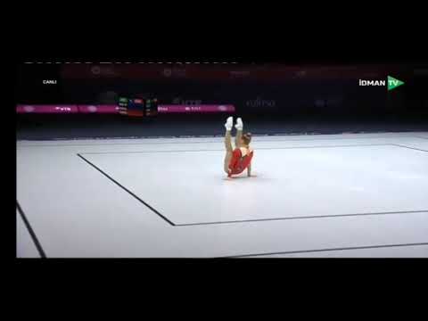 Sandra Dinca AEROBIC gymnastics 2021 Baku Championships 2021