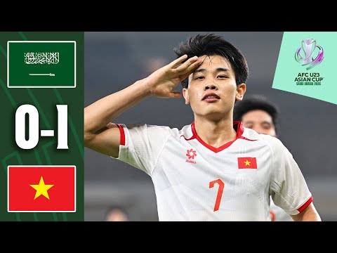 Vietnam ON A MISSION! | Saudi Arabia - Vietnam | Highlights | AFC U23 Asian Cup™