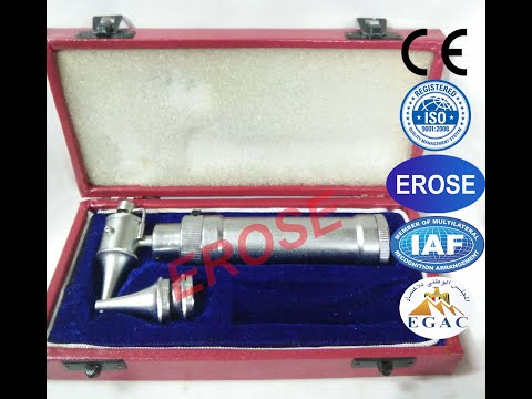 Metal diagnostic otoscope, for hospital