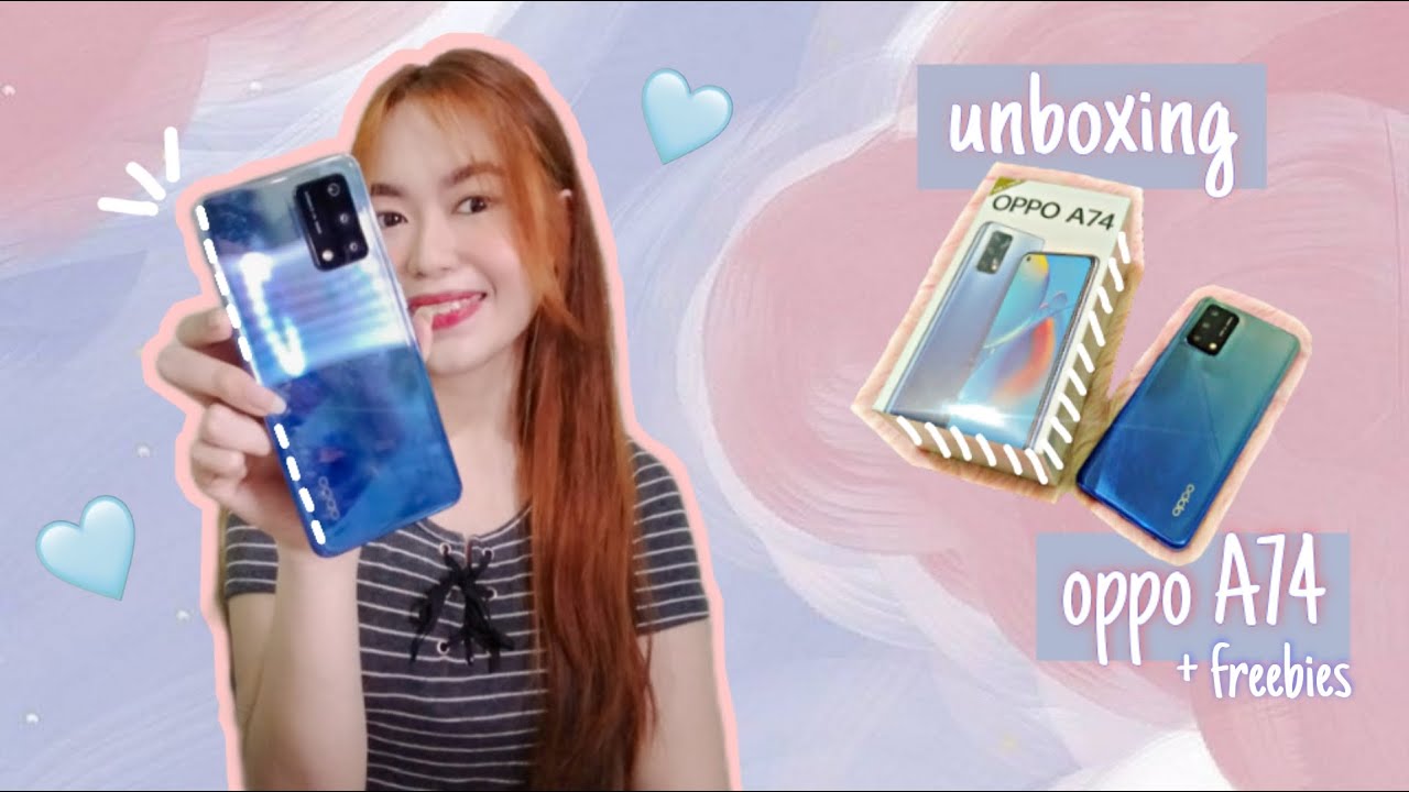 ☆ﾐ unboxing my new phone 📱 freebies, setup & review • oppo a74 "128gb" ♡࿔