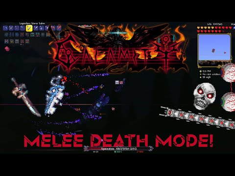 Death mode Mechanical bosses! - Terraria Calamity Death Mode Melee Ep.9