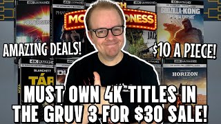 This Is The SALE Everyone Was WAITING For! | Gruv 3 For $30 4K Sale Recommendations!