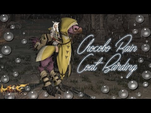 Ffxiv Chocobo Raincoat Barding