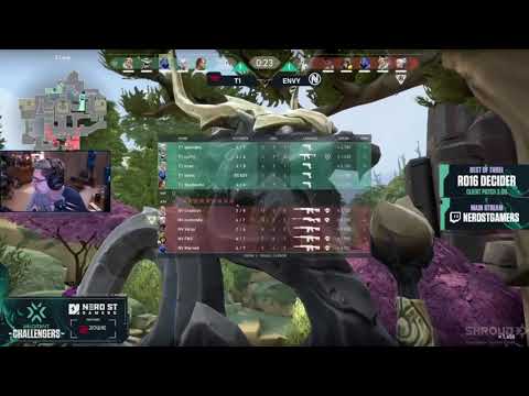 Shroud Reacts To T1  Vs  ENVY !! MAP 3 !! VCT Qualifiers