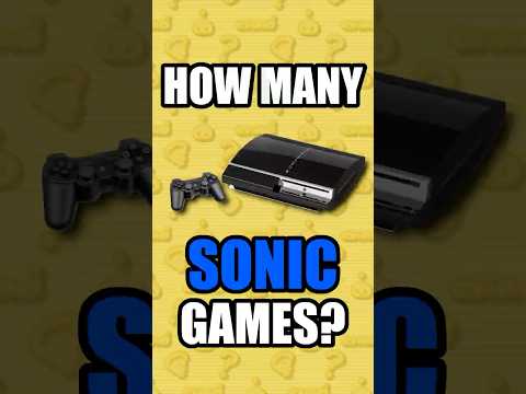 How Many Sonic Games Can You Play on the PS3?