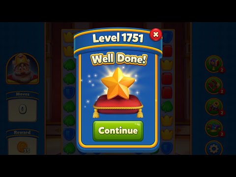 Royal Match - King Robert - Level 1751