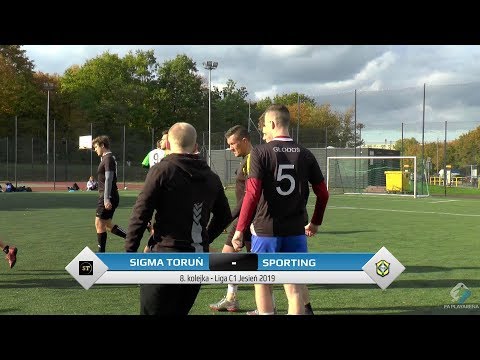 Sigma Toruń - Sporting Kowalewo - Liga C1 (8. kolejka Jesień 2019)
