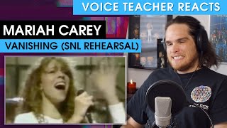 Voice Teacher Reacts to Mariah Carey - Vanishing (SNL Rehearsal 1990)