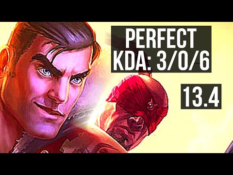 JAYCE vs LEE (TOP) | 3/0/6, 1.7M mastery, 1100+ games | KR Challenger | 13.4