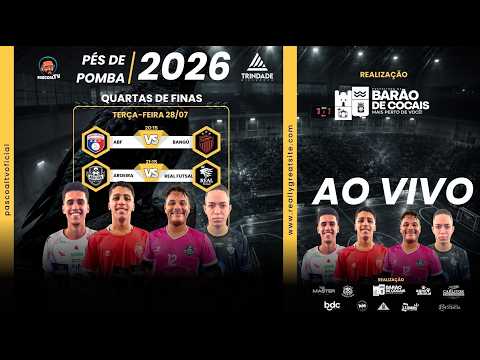 QUARTAS DE FINAIS  DIA 7 | TORNEIO PÉS E POMBA 2026  - PACOALTV TRINDADE MINERAÇÃO