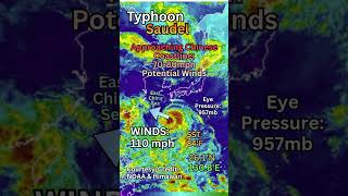 Typhoon Saudel Heading For The East China Sea
