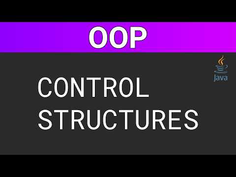 Object Oriented Programming In Java Control Structures Part 6