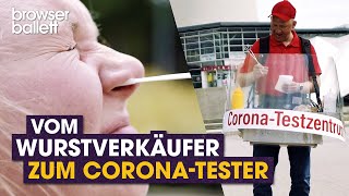 Erfolgsstory made in Germany Wurstverkäufer wir Corona-Tester