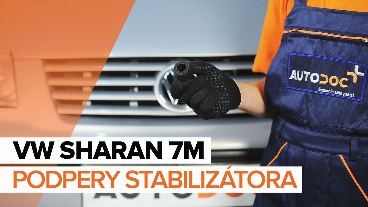 Ako vymeniť zadné puzdro stabilizátora na VW Sharan 1 – návod na výmenu
