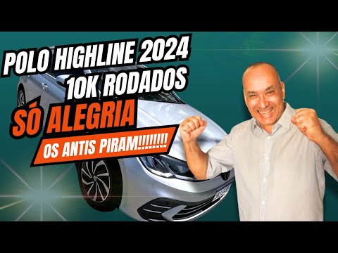 VW POLO HIGHLINE 2024 in its 10K RUN. OWNER'S EVALUATION on BR RJ 040. TURBO on the TRACK!