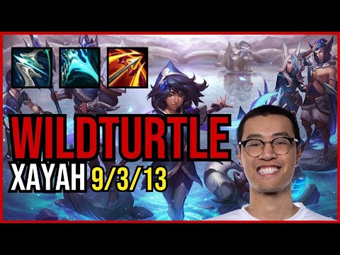 WILDTURTLE - XAYAH vs YASUO ADC - NA Grandmaster - Patch 11.3